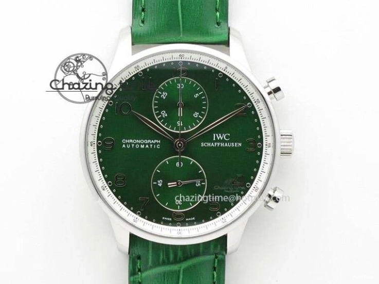 MIROTIME 1220 Portuguese Tourbillon IW5046 RG ZF Best Edition Gray Dial on Black Leather Strap SmoothTexture 7142